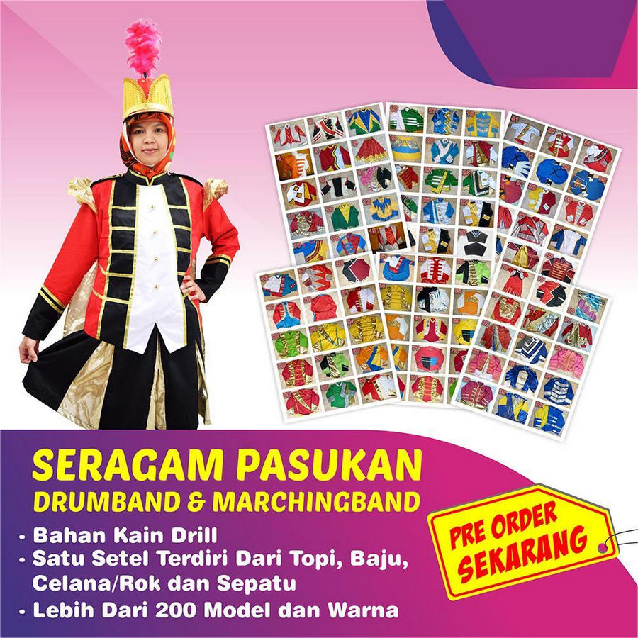 Seragam Drumband Pasukan (SMP/SMA/K)